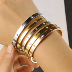 Stainless Steel Bangle Bracelet