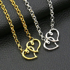 Double Love Heart Chain Anklet