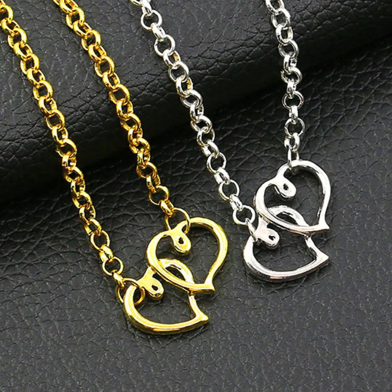 Double Love Heart Chain Anklet