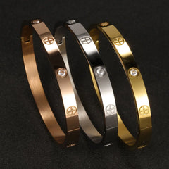 Stainless Steel Bangle Bracelet