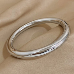 Glossy Solid Color Thick Bracelet