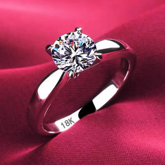 Luxury White Gold Ring