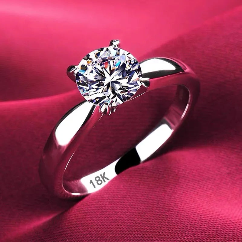 Luxury White Gold Ring